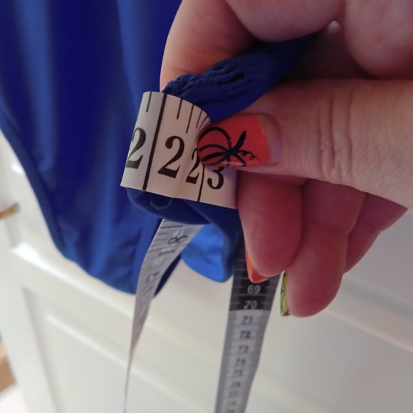 BRAND NEW Bathing Suit - Electric Blue Mesh - Picture 10 of 11